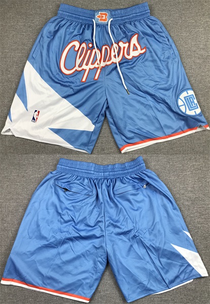 Men's Los Angeles Clippers Blue Shorts (Run Small) Men's Los Angeles Clippers Blue Shorts (Run Small)